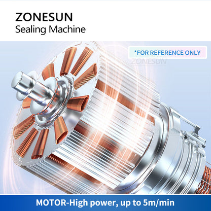 ZONESUN ZS-GLF1 Portable Composite Bag Roller Sealing Machine