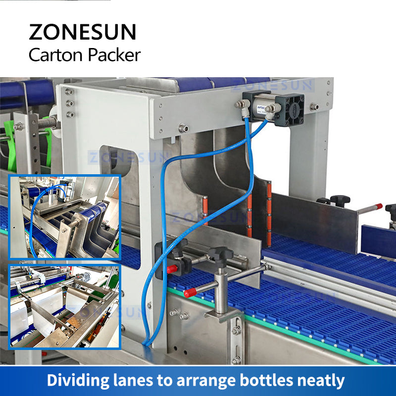 ZONESUN ZS-CPL Máquina automática de envasado y sellado de cajas de cartón 