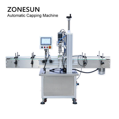 ZONESUN ZS-FAL180P2 Llenadora de líquidos, tapadora y etiquetadora de botellas redondas