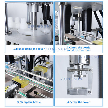 ZONESUN ZS-XGC2 Automatic Double Deck Bottle Capping Machine