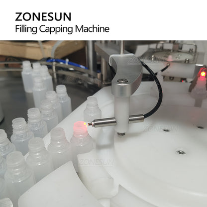 Máquina tapadora de llenado de líquidos con bomba peristáltica rotativa personalizada ZONESUN 