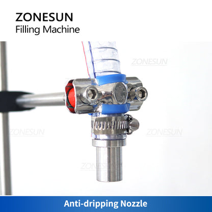 ZONESUN ZS-G25A2 High Flow Rate 2 Nozzles Magnetic Pump Corrosive Liquid Filling Machine