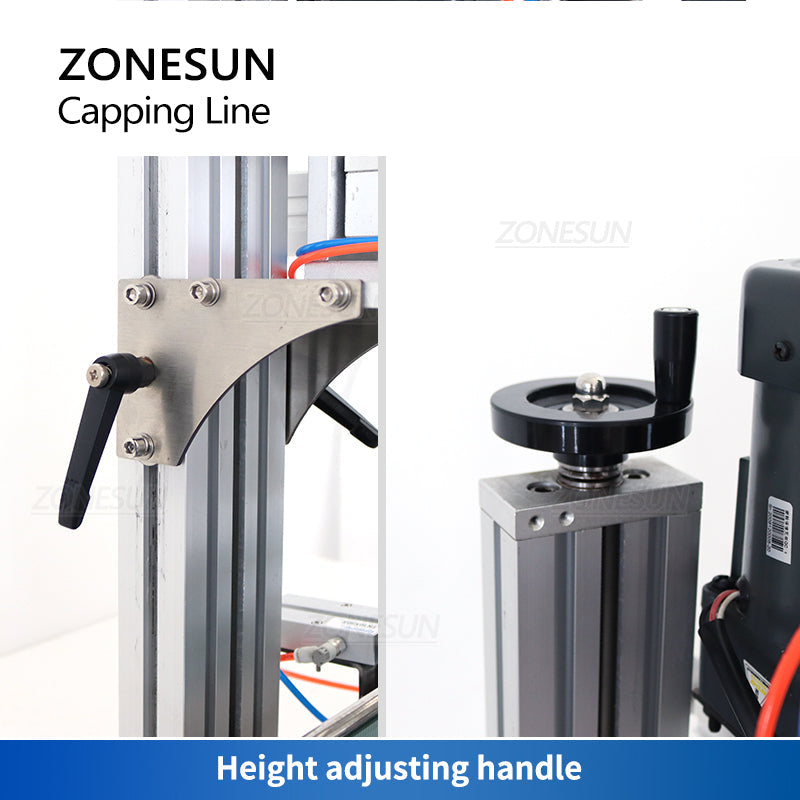 ZONESUN ZS-XG6100C Máquina automática de tampar e rosquear
