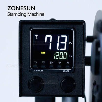 ZONESUN Manual Hot Stamping Machine With Positioning Slider