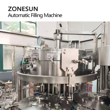 ZONESUN ZS-AFMC Máquina automática de enchimento de bebidas carbonatadas engarrafadas em PET