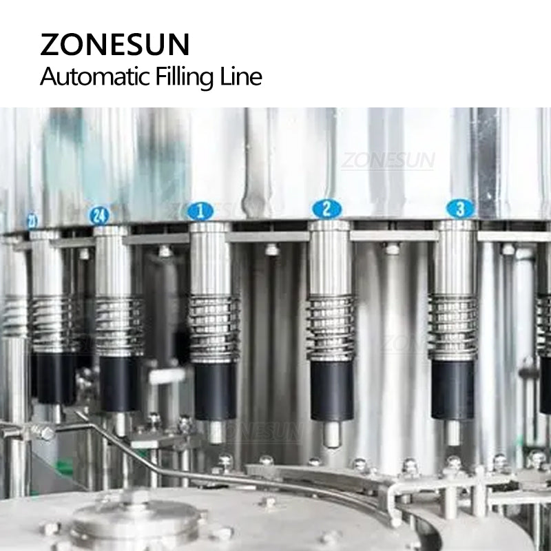 ZONESUN ZS-AFM Máquina automática de enchimento de água potável engarrafada PET