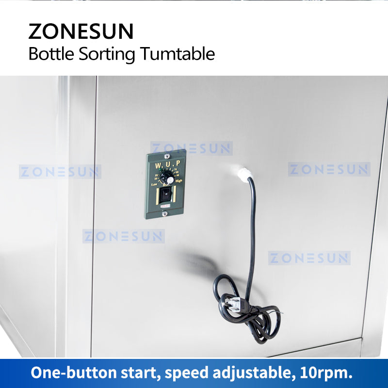 Descodificador automático de botellas ZONESUN ZS-LP800 para línea de producción