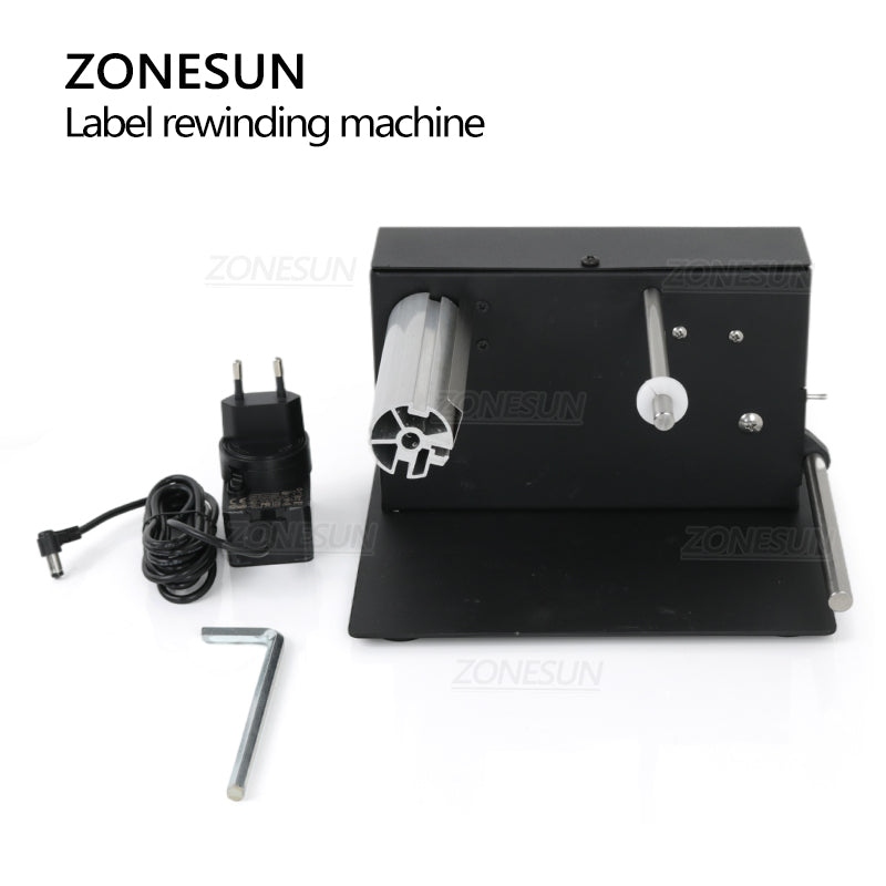 ZONESUN Small Electric Automatic Label Rewinding Machine