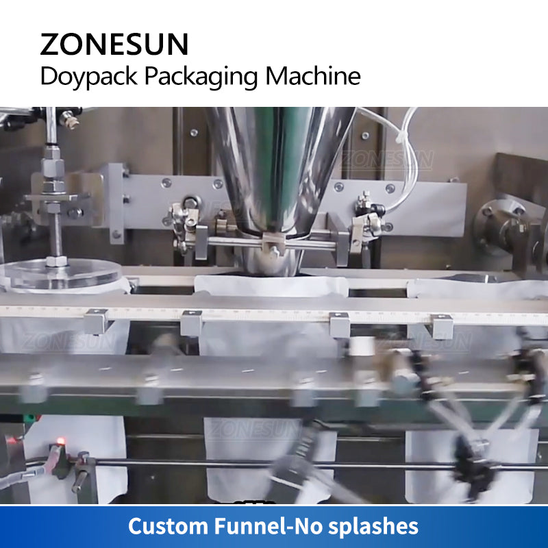 ZONESUN ZS-FMHZL1 Máquina automática de enchimento de pó e alimentação Doypack 