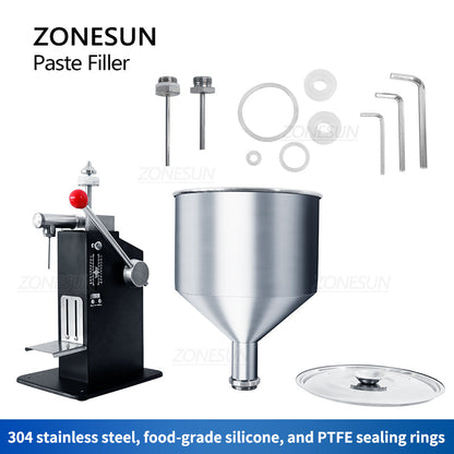 ZONESUN ZS-MGT1S Máquina de enchimento de pasta manual 