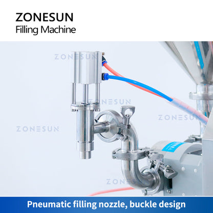 ZONESUN ZS-RPW1 Máquina de enchimento e pesagem de pasta de bomba de rotor 