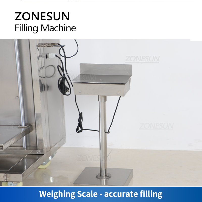 ZONESUN ZS-FM710 Máquina de pesaje de llenado de barrena de polvo semiautomática 