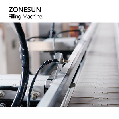 ZONESUN ZS-VTFM1 100-1000ml Máquina automática de llenado de pasta líquida a prueba de explosiones de 6 cabezales