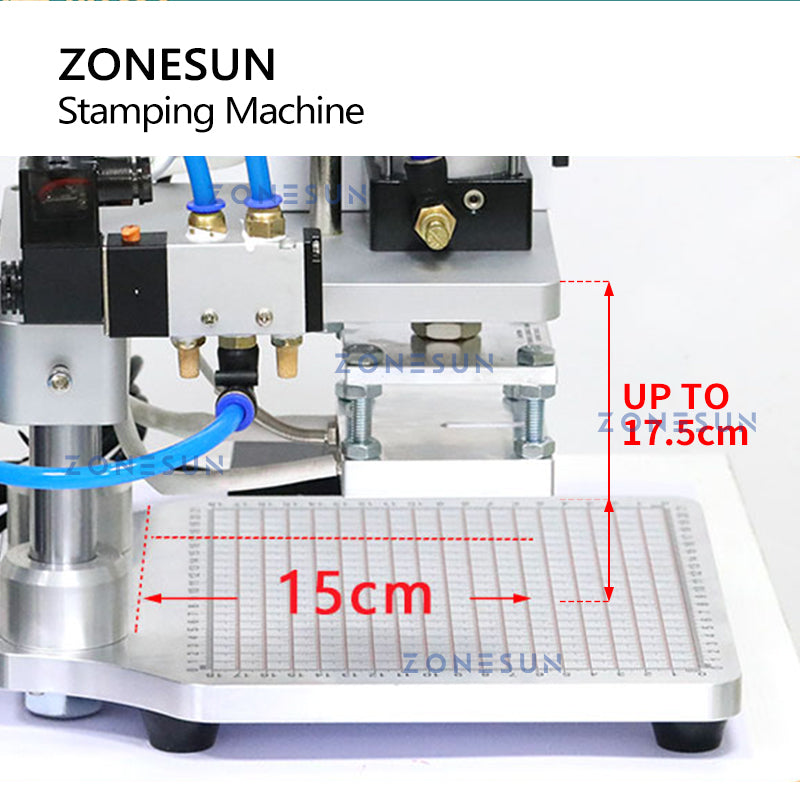 Máquina de estampado en caliente neumática ZONESUN ZS-QS100 