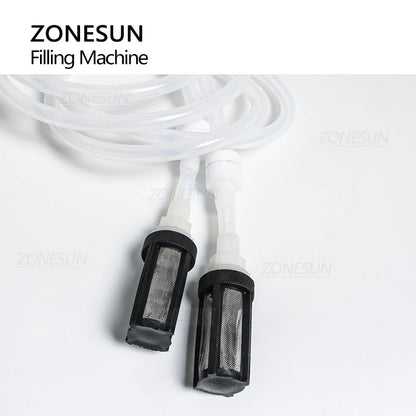 ZONESUN ZS-YTDP2 Máquina eléctrica de llenado de líquidos con bomba de diafragma de 2 boquillas