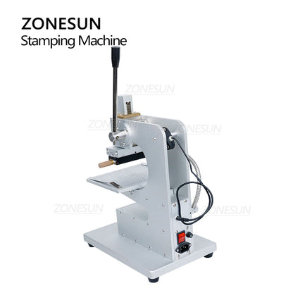 ZONESUN ZS-90XTS Manual Hot Foil Stamping Machine With Infrared Locator