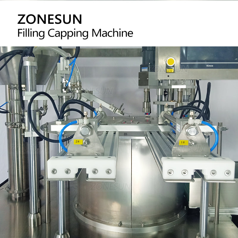 ZONESUN ZS-YTZL2 Servo Doypack Alimentando Enchedora Máquina de Tampar com Transportador