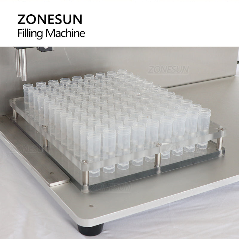 ZONESUN ZS-YTXYZ2 Máquina automática de llenado de líquidos de dosis pequeña con bomba de cerámica de 2 boquillas