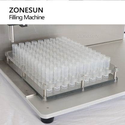 ZONESUN ZS-YTXYZ2 Máquina automática de llenado de líquidos de dosis pequeña con bomba de cerámica de 2 boquillas