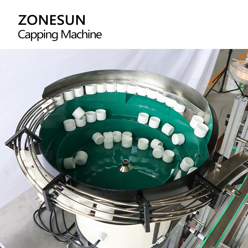 ZONESUN ZS-XG1870P Automatic Capping Machine with Cap Unscrambler Production Line