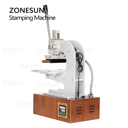 ZONESUN ZS-90XTS localizador infravermelho multifuncional máquina de estampagem a quente com gavetas 