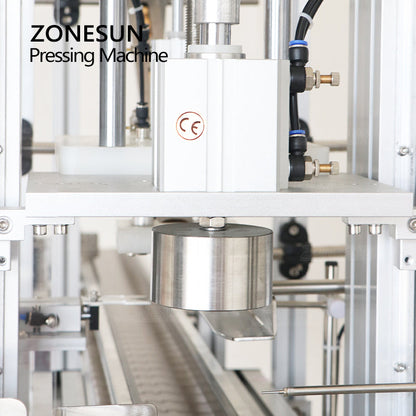 ZONESUN ZS-XG16D2 Máquina automática de prensado de tapas con cubierta antipolvo