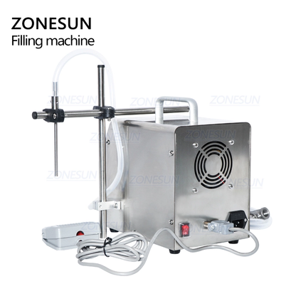 ZONESUN ZS-YTPP6001 1-100ml Semi Automatic Peristaltic Pump Liquid Filling Machine