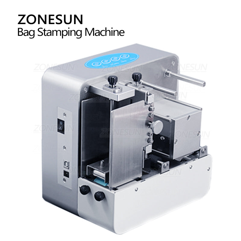 ZONESUN ZS-F550 Máquina digital de estampar saquinhos de chá e café sem placa