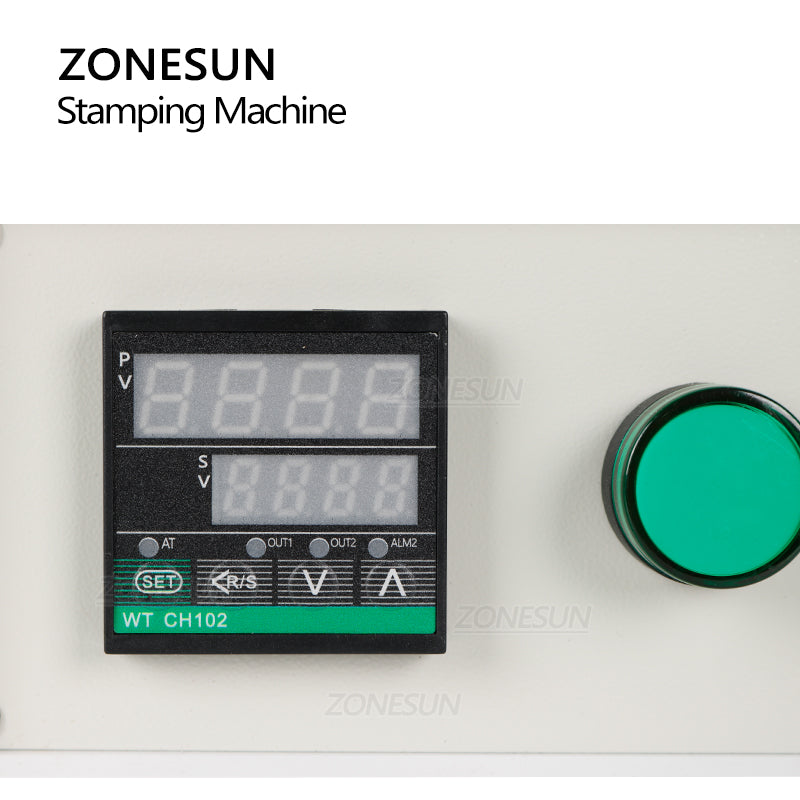 ZONESUN Desktop Manual Hot Foil Stamping Machine