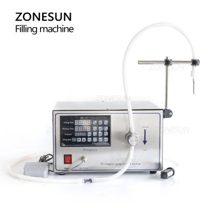 ZONESUN ZS-YG1 Single Head Magnetic Pump Liquid Filling Machine