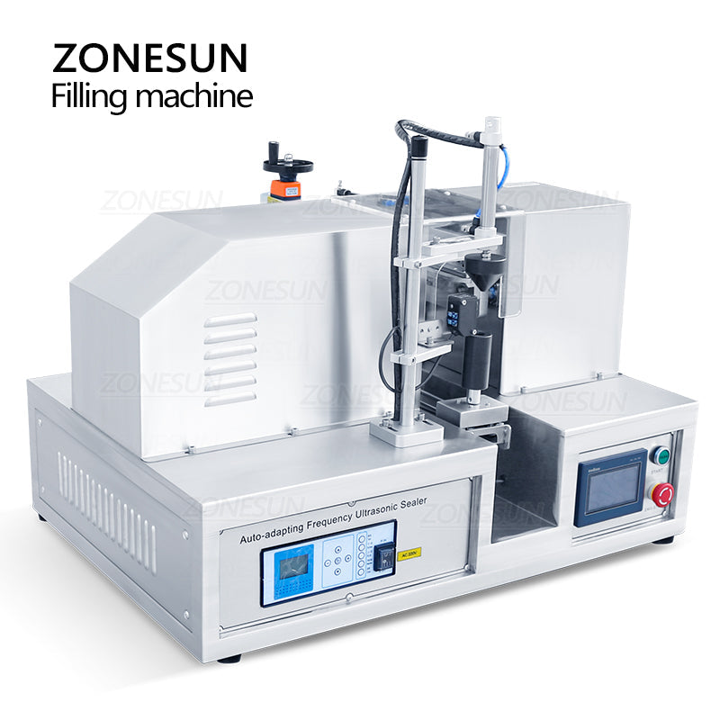 ZONESUN QDFM-125P Máquina ultrasónica de sellado de tubos blandos con codificador de fecha 