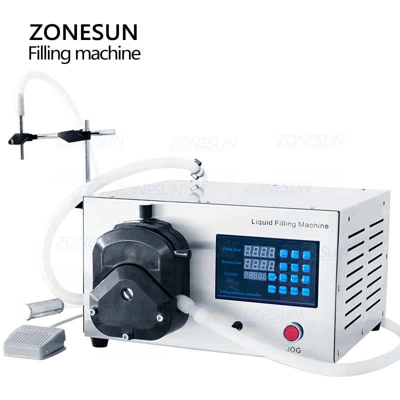 ZONESUN ZS-YTPPR1 Máquina de enchimento de líquido com bomba peristáltica de grande fluxo semiautomática