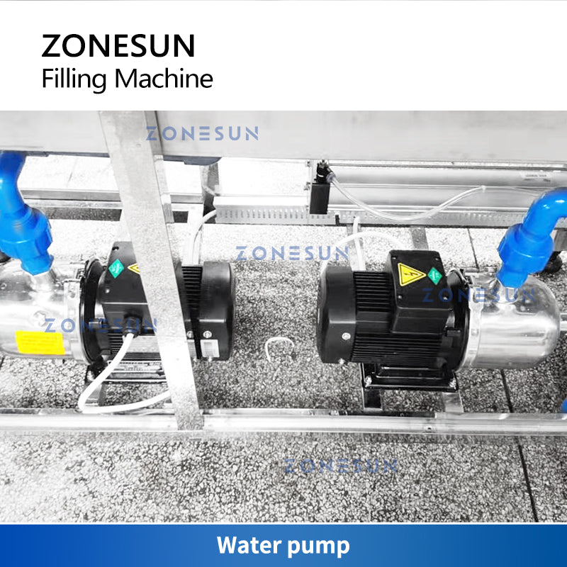ZONESUN ZS-XG100J Máquina automática de llenado y tapado de líquidos con agua en barril 