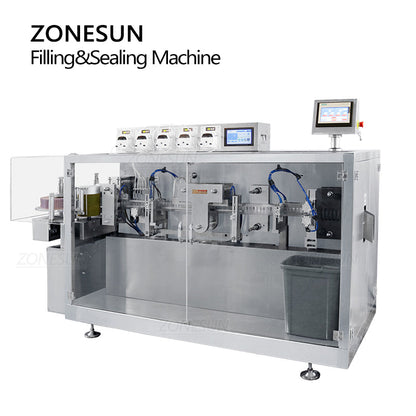 Máquina de llenado y sellado de líquidos con bomba peristáltica de tubo de tiras monodosis ZONESUN ZS-FS120