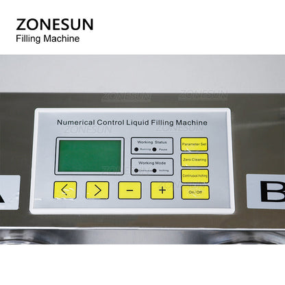 ZONESUN ZS-PP532W 30-6000ml Máquina de llenado de pesaje de líquidos con bomba peristáltica 