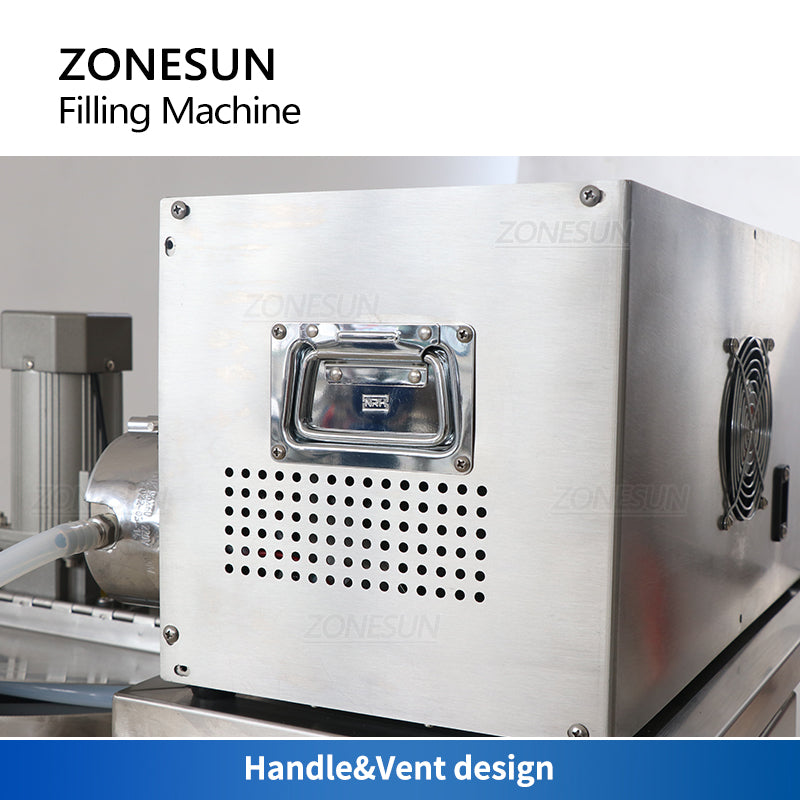 ZONESUN ZS-GTCD2A Máquina de enchimento de líquido com bomba de engrenagem resistente ao calor 