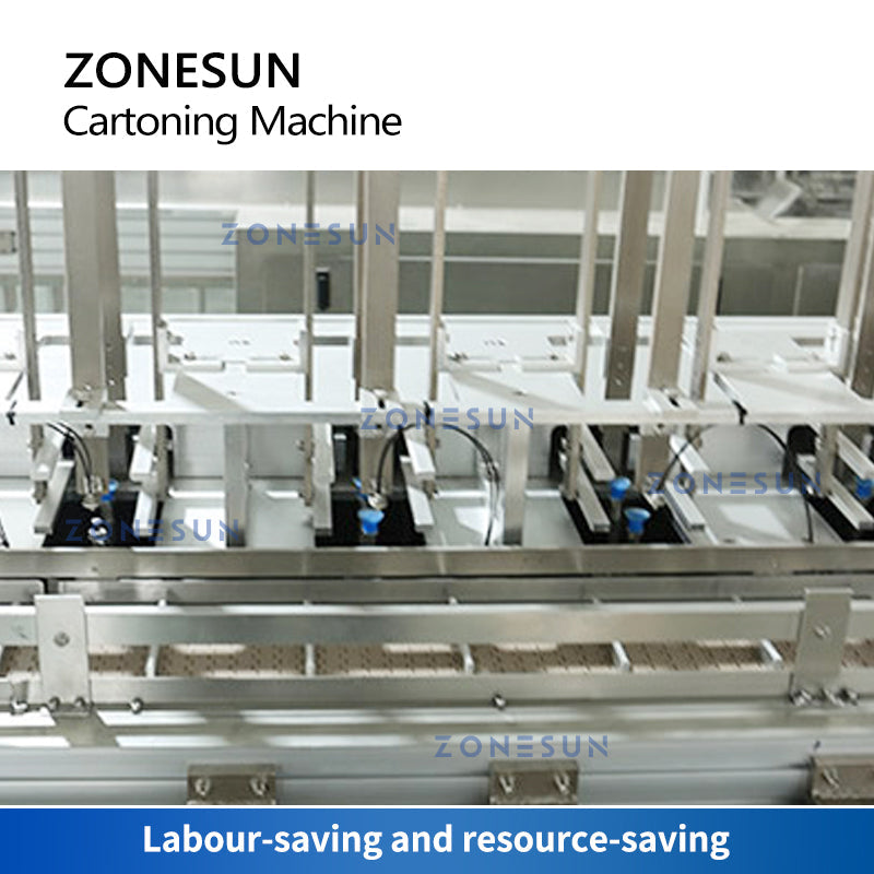 ZONESUN ZS-BP130D Máquina automática horizontal de envasado y sellado de cajas de cartón 