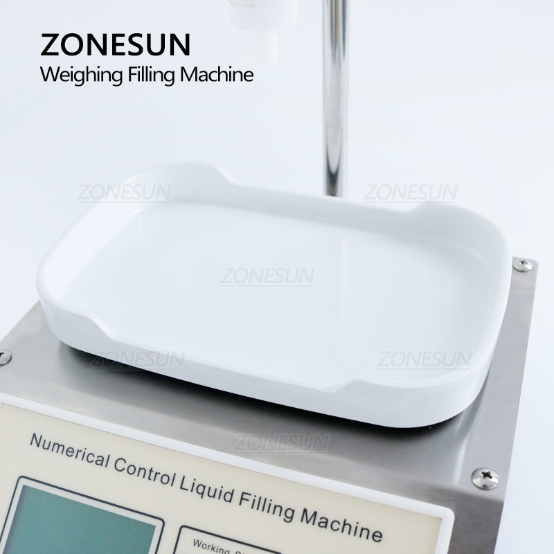 ZONESUN ZS-DP611W Semiautomática bomba de diafragma para pesagem de líquido máquina de enchimento