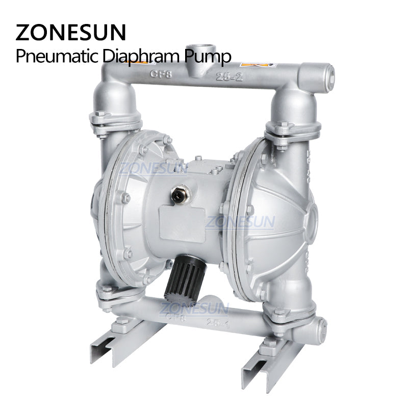 ZONESUN Pneumatic Diaphragm Pump ZS-QBY-K25 Mini Air Operated