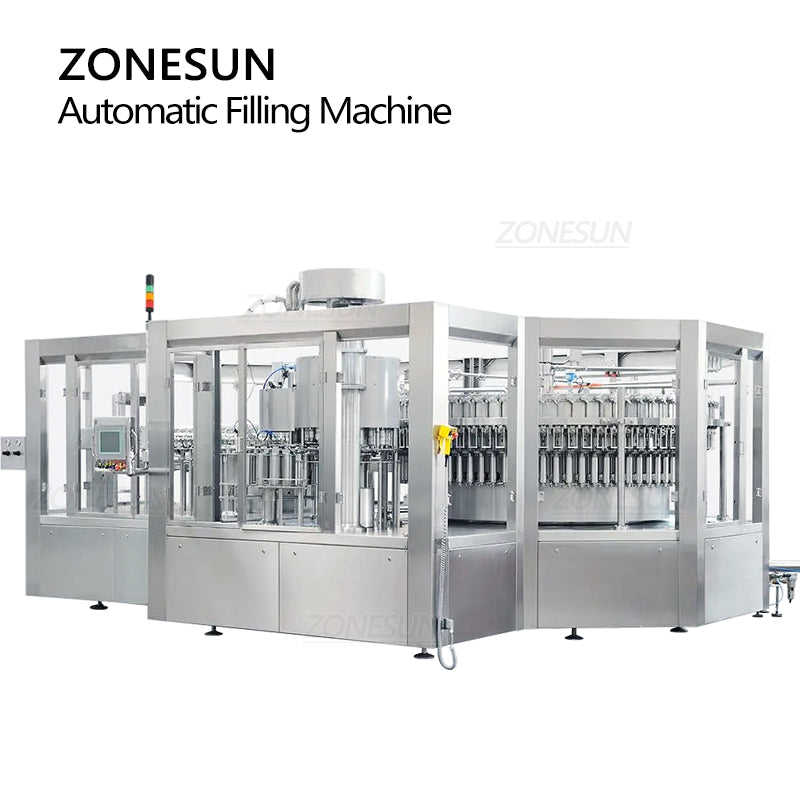 ZONESUN ZS-AFMC Máquina automática de enchimento de bebidas carbonatadas engarrafadas em PET