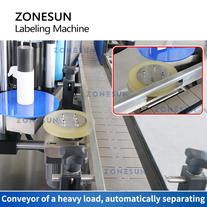 Zonesun ZS-TB200R Wrap Around Label Applicator Bottle Separator