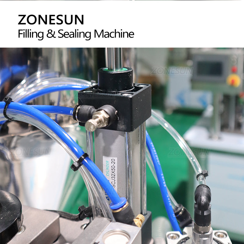 Máquina automática de llenado de pasta y sellado de tubos de aluminio ZONESUN ZS-FS03 