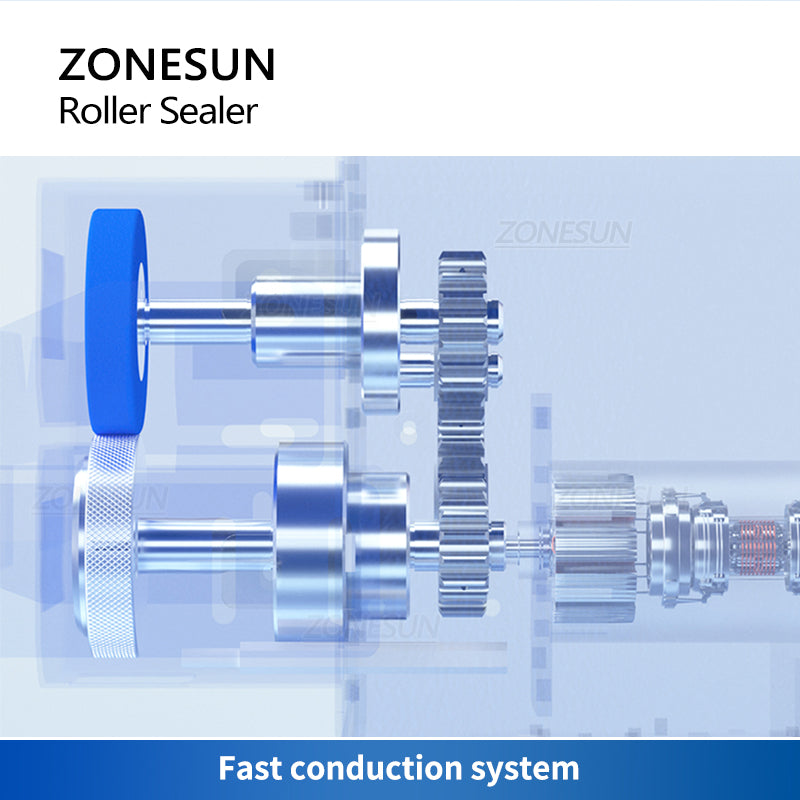 ZONESUN ZS-GLF1P Máquina de selagem de rolo de saco composto portátil ZONESUN 