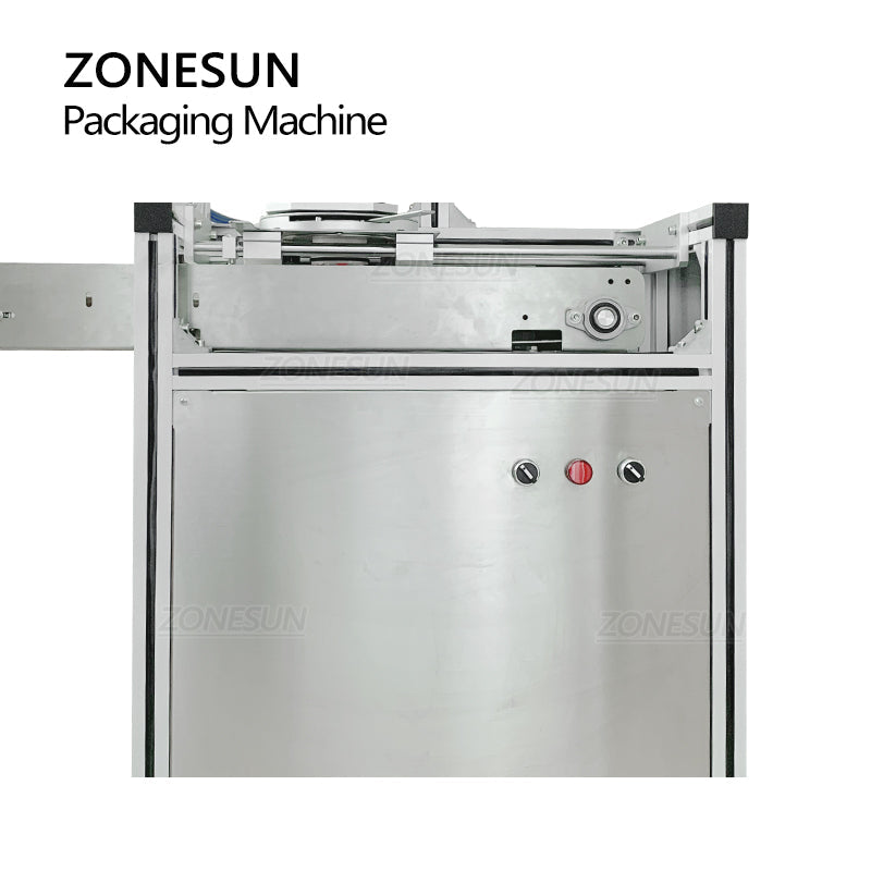 ZONESUN ZS-PK950 Empaquetadora plisada semiautomática con transportador 