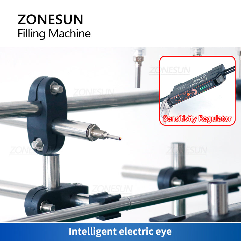 ZONESUN ZS-DTPP100C4 Máquina de enchimento de líquidos com bomba peristáltica pequena automática de 4 bicos