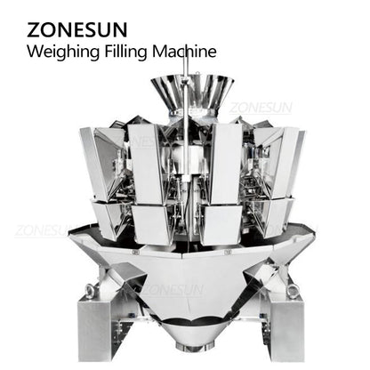 ZONESUN ZS-QGF10 Máquina de llenado, pesaje y alimentación de gránulos 