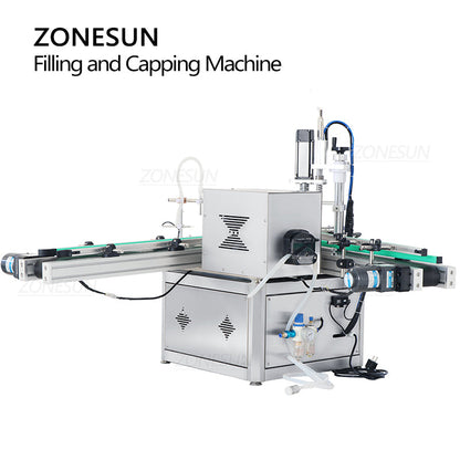 ZONESUN ZS-AFC1T Máquina automática de llenado y tapado de bomba peristáltica rotativa de líquidos
