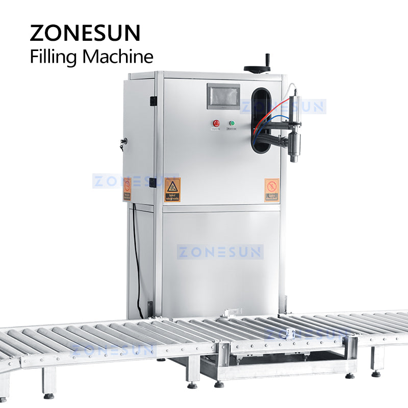 ZONESUN ZS-YTW250L Bomba de Engrenagem de Bico Único Grande Fluxo Máquina de Envase e Pesagem de Líquido