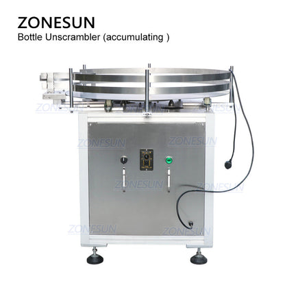 ZONESUN ZS-FAL180P2 Máquina de rotulagem de garrafas redondas e tampadoras de líquido