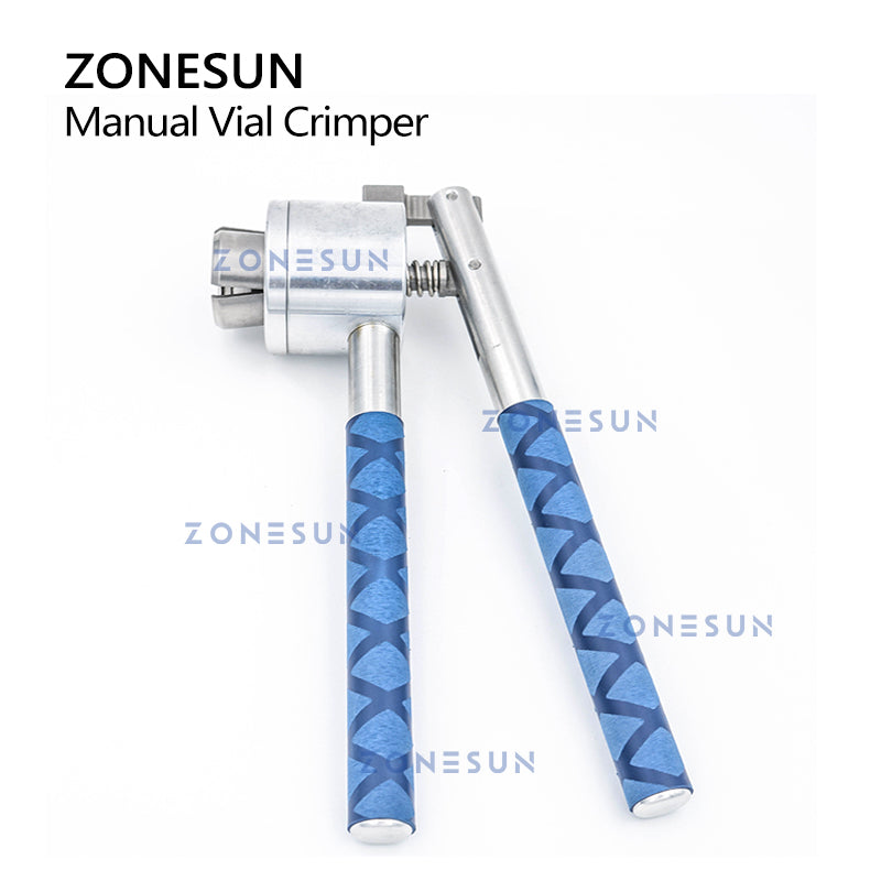 ZONESUN ZS-PBC1 13/15/18/20 mm Máquina de tampar perfume manual em aço inoxidável